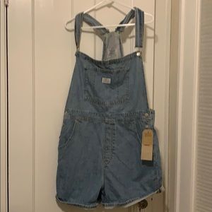 Levi's Vintage Denim Shortalls Short Overalls